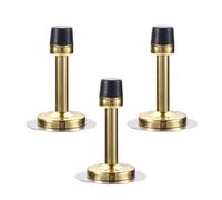 Fermaporta in acciaio inossidabile Buffer, Fermaporta magnetico da parete in gomma in acciaio inox, confezione da 3