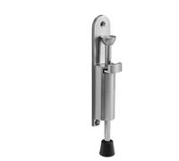 Fermaporta in acciaio inossidabile Buffer, Fermaporta telescopico a molla con kickdown azionato a pedale, multicolore(Silver)