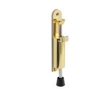 Fermaporta in acciaio inossidabile Buffer, Fermaporta telescopico a molla con kickdown azionato a pedale, multicolore(Gold)