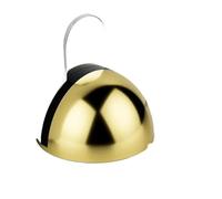 Fermaporta in acciaio inossidabile da 2 pezzi a scomparsa senza punzonatura montato a pavimento chiodi for la sicurezza domestica Per Uffici E Camere Da Letto(Yellow bronze)