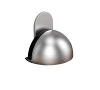 Fermaporta in acciaio inossidabile da 2 pezzi a scomparsa senza punzonatura montato a pavimento chiodi for la sicurezza domestica Per Uffici E Camere Da Letto(Silver)