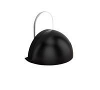 Fermaporta in acciaio inossidabile da 2 pezzi Per La Porta | Montaggio adesivo, non sono necessari chiodi, fermaporta ideale for la sicurezza domestica(Black)