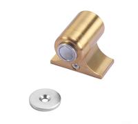 Fermaporta in acciaio inox con aspirazione invisibile sul pavimento, offre una forte presa magnetica per evitare danni alla porta e ridurre il rumore, adatto per più tipi di porte (oro)