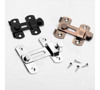 Fermaporta in acciaio inox con chiavistello per una sicurezza affidabile su più tipi di porte (rame)