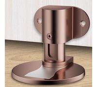 Fermaporta in acciaio inox con design invisibile e supporto regolabile in altezza per porte interne standard (bronzo rosso)