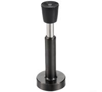 Fermaporta in acciaio inox con resistenza idraulica e estremità gommata per una decelerazione uniforme e soppressione del suono (120 mm nero)