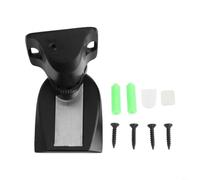 Fermaporta in acciaio inox, magnetico, per una forte tenuta | Forte magnete, mantiene le porte aperte, impedisce lo sbattere a causa del vento, durevole (nero)