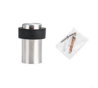 Fermaporta in acciaio inox progettato con tampone in gomma per una maggiore durata (60 mm)