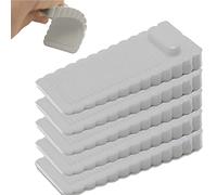 Fermaporta in Gomma, 5pcs Cuneo Ferma Porta e Finestra,Antiscivolo,con Altezza Regolabile,Protezioni per Porta Interne e Finestre Casa Ufficio,Confezione chiusure per porte in di alta qualità(grigio)