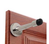 Fermaporta in gomma in acciaio inox, silenzioso, anti collisione, per camera da letto, hotel, montaggio a pavimento, protezione da parete, design silenzioso (bronzo)