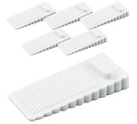 Fermaporta in gomma trasparente, fermaporta in silicone, antiscivolo, fermaporta resistente, per terrazza, 5 pezzi