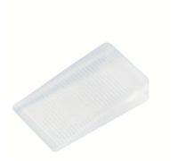 Fermaporta in gomma | Trasparente S 3x5x0,5cm 1/4 pz for camera da letto, bagno, cucina: uso interno