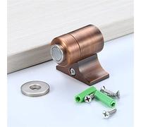 Fermaporta in lega di zinco Aspirazione a terra nascosta Forte tocco magnetico Porta Paraurti fermaporta motore 1 pezzo(Type2 red bronze)