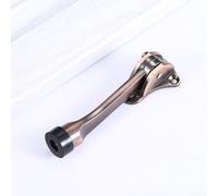 Fermaporta in lega di zinco con leva a pedale e cuscinetto in gomma antiscivolo per un efficace posizionamento della porta e riduzione del rumore (bronzo rosso)