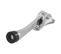 Fermaporta in lega di zinco e gomma per un uso sicuro e conveniente e riduzione del rumore (argento)