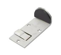 Fermaporta in metallo resistente, anti-collisione, pieghevole, con paraurti in gomma e protezione inferiore for pareti(5CM-R)