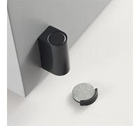 Fermaporta in ottone Bianco Nero Punch Free Supporto for porta for impieghi gravosi Fermaporta magnetico invisibile 1 pezzo(Conceal mount-White)