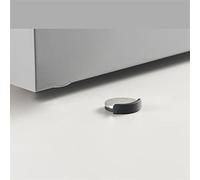 Fermaporta in ottone Bianco Nero Punch Free Supporto for porta for impieghi gravosi Fermaporta magnetico invisibile 1 pezzo(Conceal mount-White)
