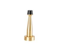 Fermaporta in ottone ispessito anti-collisione, silenzioso, rotondo, in legno, finitura dorata, 80 x 30 mm, perfetto per uso domestico e ufficio