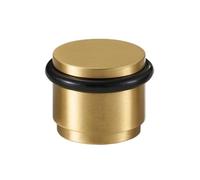 Fermaporta in ottone liscio, struttura robusta for cancelli interni ed esterni | Raccordo di limitazione della porta fisica applicato per bagno, interno (DS002-MB-3530)