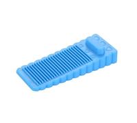Fermaporta in PVC | Multicolore 9,8 x 4 x 1,4 cm Scenario di utilizzo: camera da letto, bagno, cucina, ufficio in casa(Blue)