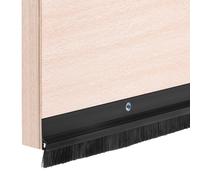 Fermaporta in PVC per intemperie (100L x 4cmP, Nero) 1Pezzo