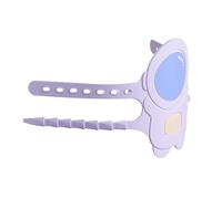 Fermaporta in silicone a forma di astronauta a forma di astronauta, regolabile, per porte e in silicone, per porte che sbattono il suono, per la cameretta dei bambini