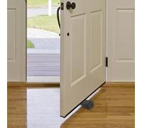 Fermaporta in silicone a forma di cuneo, anti-collisione e antiscivolo, cuneo di sicurezza per porte in legno/metallo/vetro, compatto, 27,8 x 92,3 x 40,4 mm, nero, fermaporta per casa, ufficio, hotel