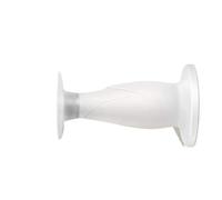 Fermaporta in silicone autoadesivo da 2 pezzi Fermaporte Magnetici | Supporto for porta da pavimento ad aspirazione, protezione da parete anticollisione for la camera da letto di casa(White)