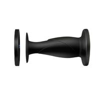 Fermaporta in silicone autoadesivo da 2 pezzi Fermaporte Magnetici | Supporto for porta da pavimento ad aspirazione, protezione da parete anticollisione for la camera da letto di casa(Black)