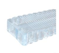 Fermaporta in silicone con base antiscivolo per uso domestico e ufficio, fermaporta in gomma trasparente per spazi di 4-26 mm, non richiede viti (M)