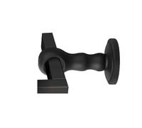 Fermaporta in silicone da 2 pezzi for succhiare la porta dell'hotel for casa, in anti-collisione Per Porte(Black)