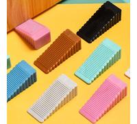 Fermaporta in silicone di sicurezza Blocco fermaporta con cuneo Fermaporta Fermaporta Porta dell'ufficio domestico Fermo posteriore Fermaporta anti-collisione