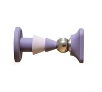 Fermaporta in silicone e gomma morbida con presa magnetica e installazione perforata, offre materiali trasparenti stabili, antigraffio e lavabili (viola)