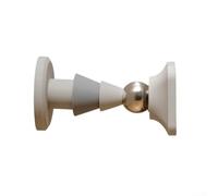 Fermaporta in silicone e gomma morbida con presa magnetica e installazione perforata, offre materiali trasparenti stabili, antigraffio e lavabili (grigio)