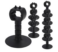 Fermaporta in silicone, fermaporta protettivo da parete | 10 paraurti in silicone per porta, silenziatore con supporto autoadesivo solido, per la casa, la scuola e gli armadi da cucina
