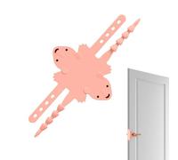 Fermaporta in silicone regolabile, rumore ridotto, previene il bloccaggio | Cuscino spesso e robusto per porta, squisito per la stanza, per chi dorme leggero, sicurezza dei bambini, buon sonno
