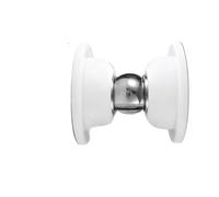 Fermaporta in silicone sensibile al tocco da 2 pezzi Fermaporte Magnetici | Accessorio anti-collisione muto for la casa dell'hotel(White)