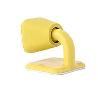 Fermaporta in silicone Supporto da pavimento Anti collisione Porta Paraurti Striscia Fermaporta in gomma Cuneo Nastro biadesivo Adesivo nascosto(White-Dinosaur Doodle4)