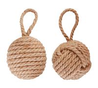 Fermaporta In Stile Marittimo In Fune. Nodo Da Marinaio