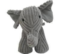 Fermaporta in tessuto con sabbia forma Elefante Nero