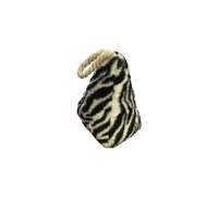 Fermaporta in tessuto con sabbia zebra animalier