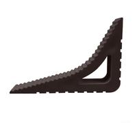 Fermaporta in TPR per sicurezza antipizzicamento e prevenzione delle collisioni della porta, jammer portatile per tenere le porte saldamente in posizione (marrone)