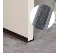 Fermaporta insonorizzato, 93 cm, in feltro PVC, per riduzione del rumore e protezione dagli agenti atmosferici (marrone, 5 cm)
