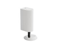 Fermaporta invisibile con aspirazione, ferramenta for bagno non perforata(White)