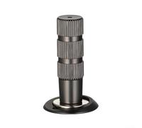 Fermaporta invisibile regolabile per porte interne, struttura in lega di zinco e rame, per fermaporta minimalista ultra sottile per fessure da 5 a 14 mm (grigio)