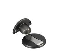 Fermaporta invisibile senza fori, magnetico forte for casa, camera da letto, bagno, 1 pezzo(Silver)