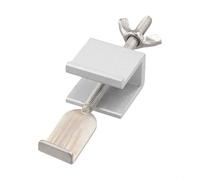 Fermaporta leggero regolabile per porte con apertura verso l'interno, strumento portatile di blocco di sicurezza in acciaio inossidabile 304 e lega di alluminio, comodo da viaggio (argento)