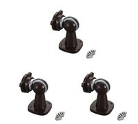 Fermaporta magnetici Fermaporta for bagno Ferramenta for mobili Cunei for porte Fermaporta for interni Fermaporta magnetico for casa Camera da letto(Black,3 Pcs)