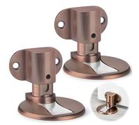 Fermaporta magnetico, 2 pezzi, in acciaio inox, per tenere aperta la porta (rosso, 2 pezzi)